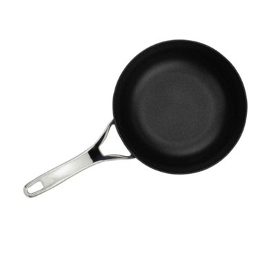 Anolon Nouvelle Luxe Black Round Aluminium Induction Suitable Non-Stick Open Skillet Frying Pan 22cm, 8.5"