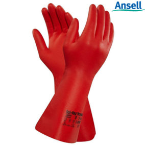 Ansell Solvex 37-900 Nitrile Gloves Chemical & Liquid protection Size 9 (Large) - 1 Pair