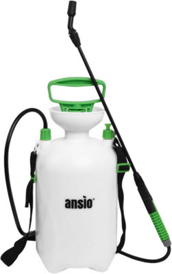 ANSIO Garden Sprayer 5 litre Pressure Sprayer Pump Action, Weed Killer ...