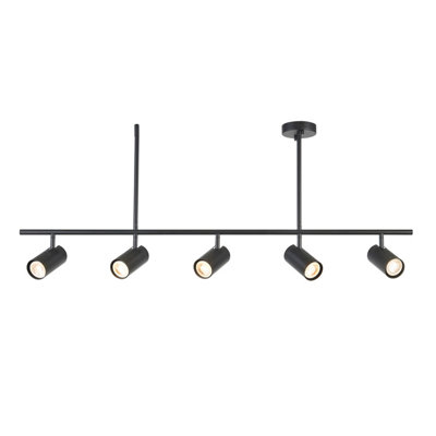 Anson Lighting Lewis 5lt Bar Spot Light Matt black