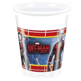 Ant-Man Plastic Party Cup (Pack of 8) Red/White/Blue (One Size)