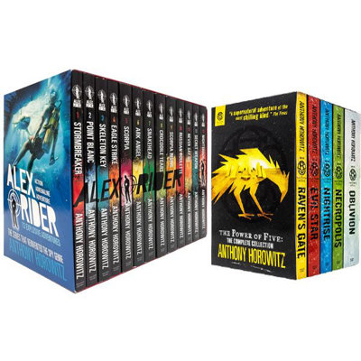 Anthony Horowitz 17 Books Collection Power Of Five And Alex Rider ...