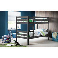 Anthracite Bunk Bed - 2x Single (90cm)