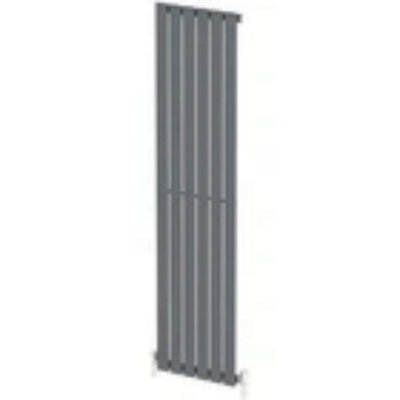 Anthracite Designer Radiator Vertical Flat Panel Single Panel Rad ...