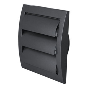 Anthracite Duct Gravity Flaps 150mm x 150mm / 100mm Vent Cover