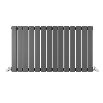 Anthracite Flat Tube 600x1064mm Horizontal Single Panel Heated Towel Radiator Price Comparisons | Compare The Build