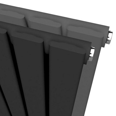 Anthracite Gray 300 x 1600 mm Modern Vertical Flat Panel Designer ...
