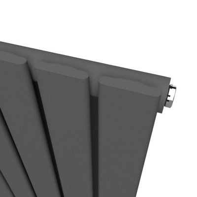 Anthracite Gray 300 x 1600 mm Modern Vertical Flat Panel Designer ...