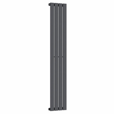 Anthracite Gray 300 x 1600 mm Modern Vertical Flat Panel Designer ...