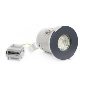 Anthracite GU10  Fire Rated Downlight - IP65 - SE Home