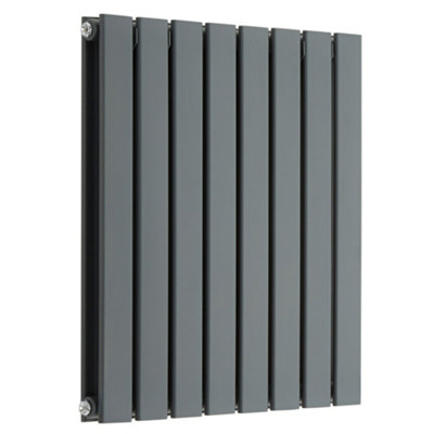 Anthracite Horizontal Double Flat Panel Radiator 595mm x 560mm