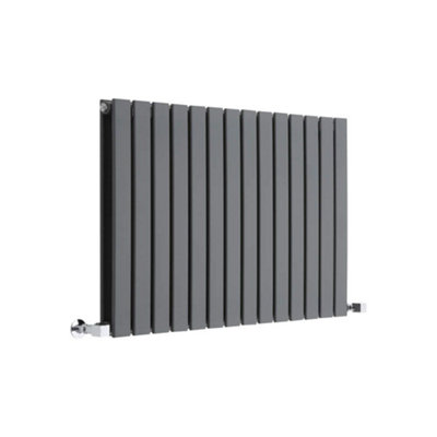 Anthracite Horizontal Double Panel Radiator 635mm x 980mm