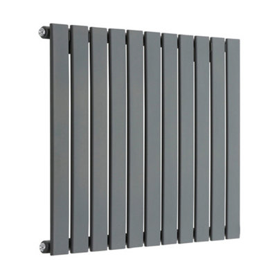 Anthracite Horizontal Single Flat Panel Radiator 595mm x 770mm