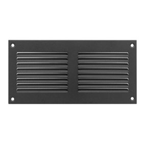 Anthracite Metal Air Vent Grille 200mm x 100mm