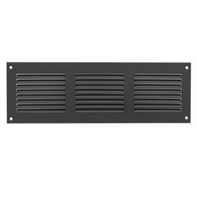 Anthracite Metal Air Vent Grille 300mm x 100mm