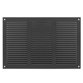 Anthracite Metal Air Vent Grille 300mm x 200mm