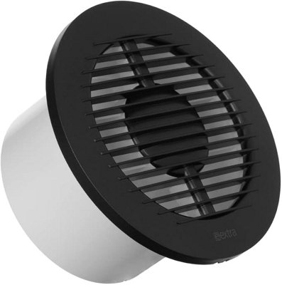 Anthracite Silent Round Bathroom Extractor Fan 125mm / 5" - 3