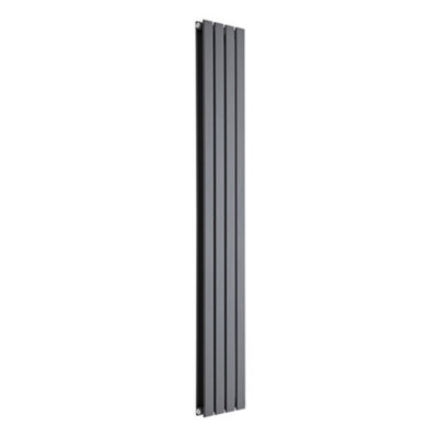 Anthracite Vertical Double Flat Panel Radiator 1750mm x 280mm
