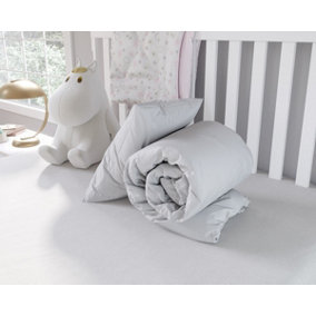 Anti Allergy 4.5 Tog Summer Soft Touch Microfibre Cot Bed Duvet + Pillow Set