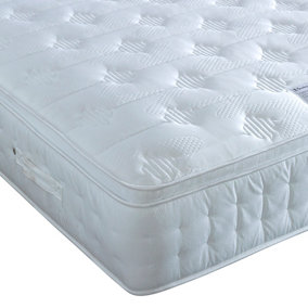 Anti Bed Bug 1500 Pocket Sprung Foam Pillow Top Mattress Double