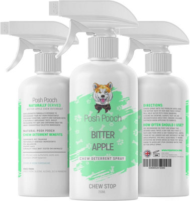 Anti Chew Spray Bitter Apple 250ml Cat Dog Repellent Pet Corrector Spray DIY at B Q