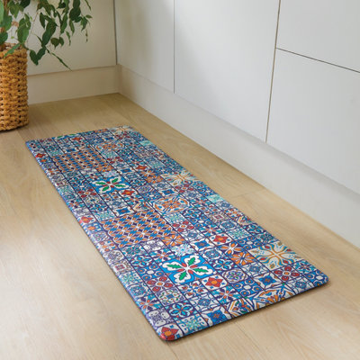 Anti Fatigue Floor Mat with Anti Slip Backing, Soft Cushioned PVC for ...