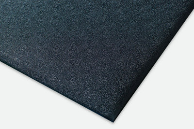 Anti-Fatigue Mat Industrial Kumfi Pebble 120 x 180cm Black