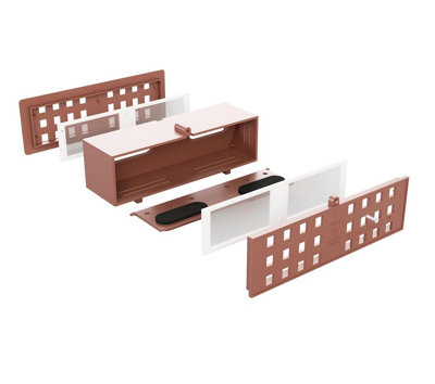Anti-Flood Air Brick by Stormguard in a Terracotta Finish