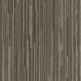 Anti-Slip Brown Wood Effect Vinyl Flooring For LivingRoom, Hallways,2mm Thick Textile Backing Vinyl Sheet-1m(3'3") X 2m(6'6")-2m²
