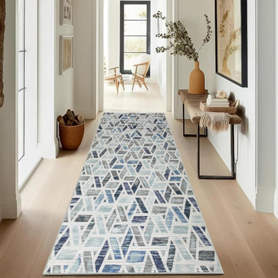 Anti Slip Crystal Rug Extra Long Area Bedroom Runner Entrance Door ...