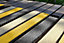 Anti-Slip GRP Decking Strips 50mm x 1.5m Yellow - PACK OF 5