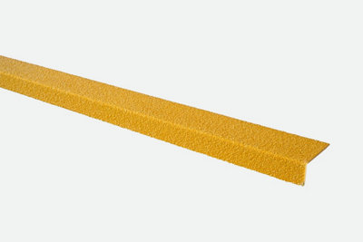 Anti Slip Grp Stair Nosing 30mm X 70mm X 1 5m Yellow Diy At Bandq