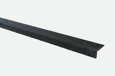 Anti-Slip GRP Stair Nosing 30mm x 70mm x 2m Black