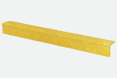 Anti-Slip GRP Stair Nosing 55mm x 55mm x 1.5m Yellow