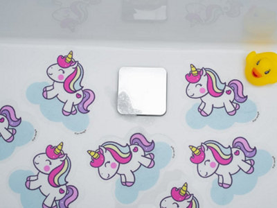 Anti Slip Kids Bath Stickers Cute Unicorn ( 5x Pack )