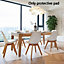 Anti Slip PVC Rectangular Office Chair Mat Floor Protector 120 x 76 cm
