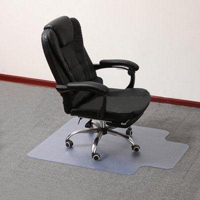 Anti Slip PVC Rectangular Office Chair Mat Floor Protector 900 mm x 1200 mm