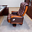 Anti Slip PVC Rectangular Office Chair Mat Floor Protector 900 mm x 1200 mm