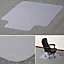Anti Slip PVC Rectangular Office Chair Mat Floor Protector 900 mm x 1200 mm