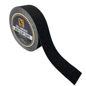 Anti-Slip Tape - Black (18m x 5cm) Non Slip Grip Tape Roll