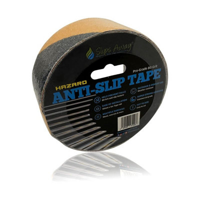 Anti Slip Tape Roll Traction Strong Grip Abrasive 80 Grit UK BRAND
