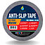 Anti Slip Waterproof Resistant Marine Safety-Grip Non Skid Tape perfect for Boats - Black 150mm x 18.3m