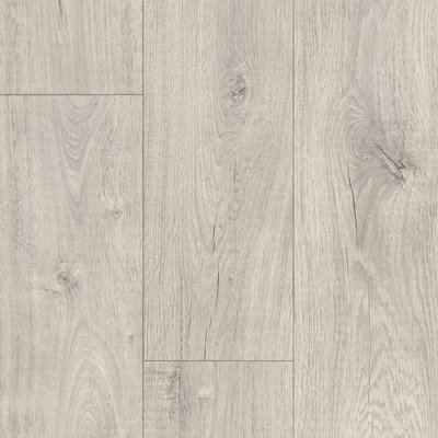 Anti-Slip White Wood Effect Vinyl Sheet For LivingRoom DiningRoom Conservatory And Hallway Use-3m X 2m (6m²)