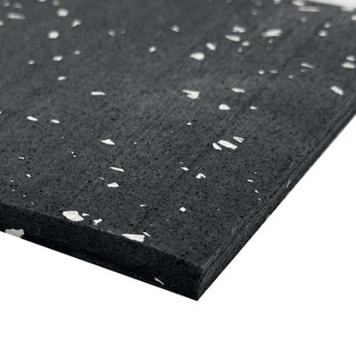 Anti-Vibration Rubber Mat - 6mm - Washing Machine Tumble Dryer Gym Equipment - 100cm x 100cm - 5