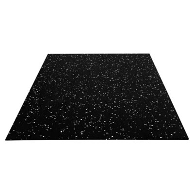 Anti-Vibration Rubber Mat - 6mm - Washing Machine Tumble Dryer Gym Equipment - 60cm x 60cm
