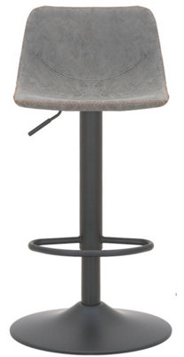 gas lift dark grey kitchen bar stools