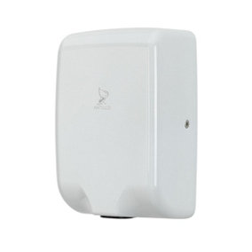 Antillo Slim Hand Dryer with White Steel Cover