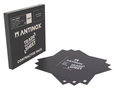 Antinox Contractor Pack - Recycled Premium Protection Board, 50 sheets per pack