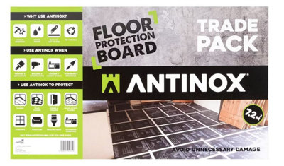 Antinox Floor Surface Protection Correx Boards 10 x Pack (1.2m x 0.6m x ...