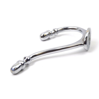 Antique Acorn Design Polished Chrome Finish Coat Hook - 5" / 130mm - Pack of 5 Hooks - 3